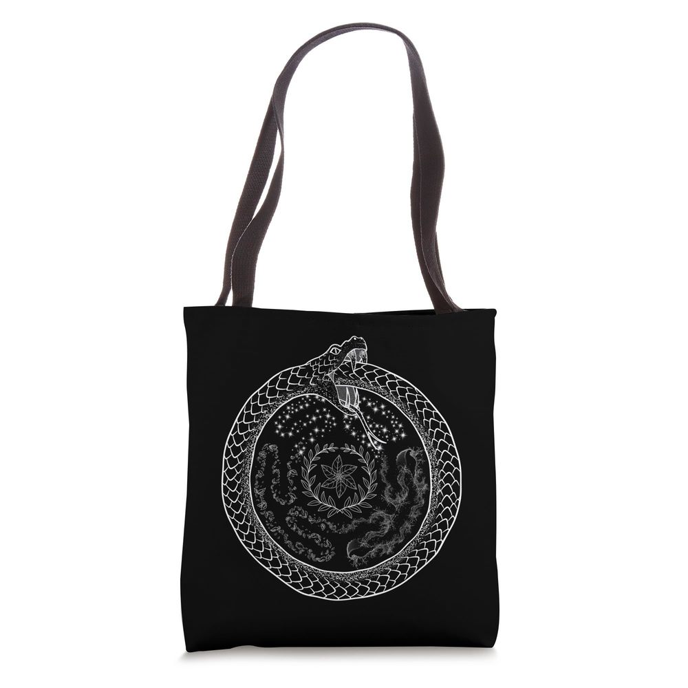 Hecate'S Wheel Ouroboros Goddess Hekate Pagan Witch Symbol Tote Bag c: